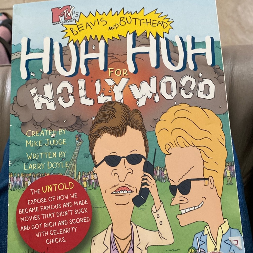 Beavis and Butthead Huh Huh for Hollywood MTV book.  Soft cover. Hard to find